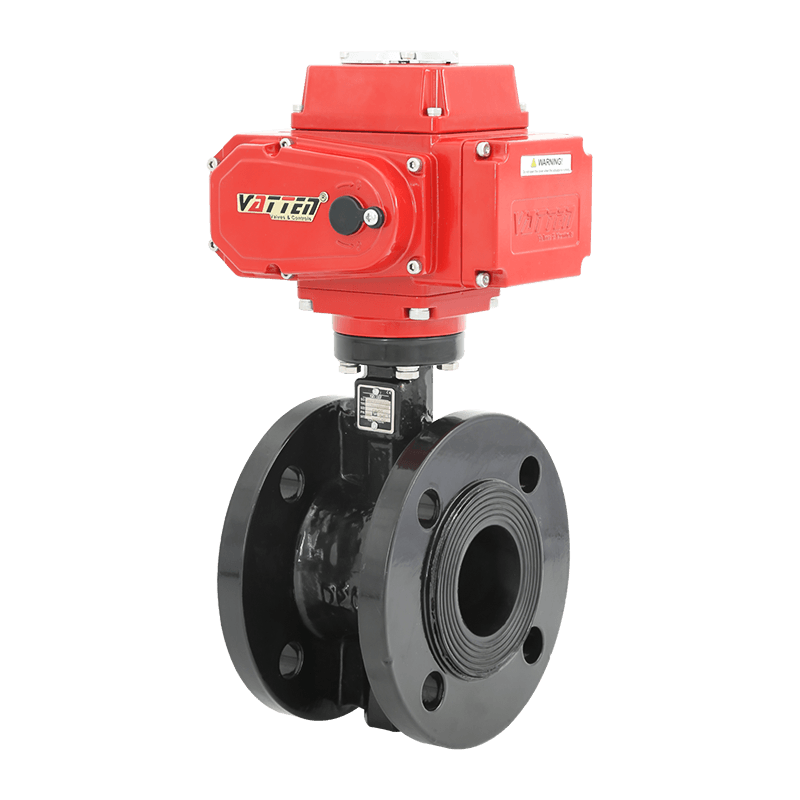 Электрический фланцевый клапан-бабочка