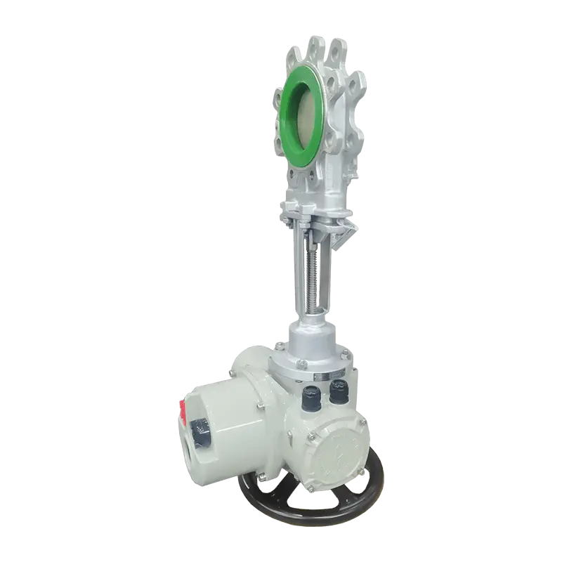 Электрический вафельно-ножевой затвор