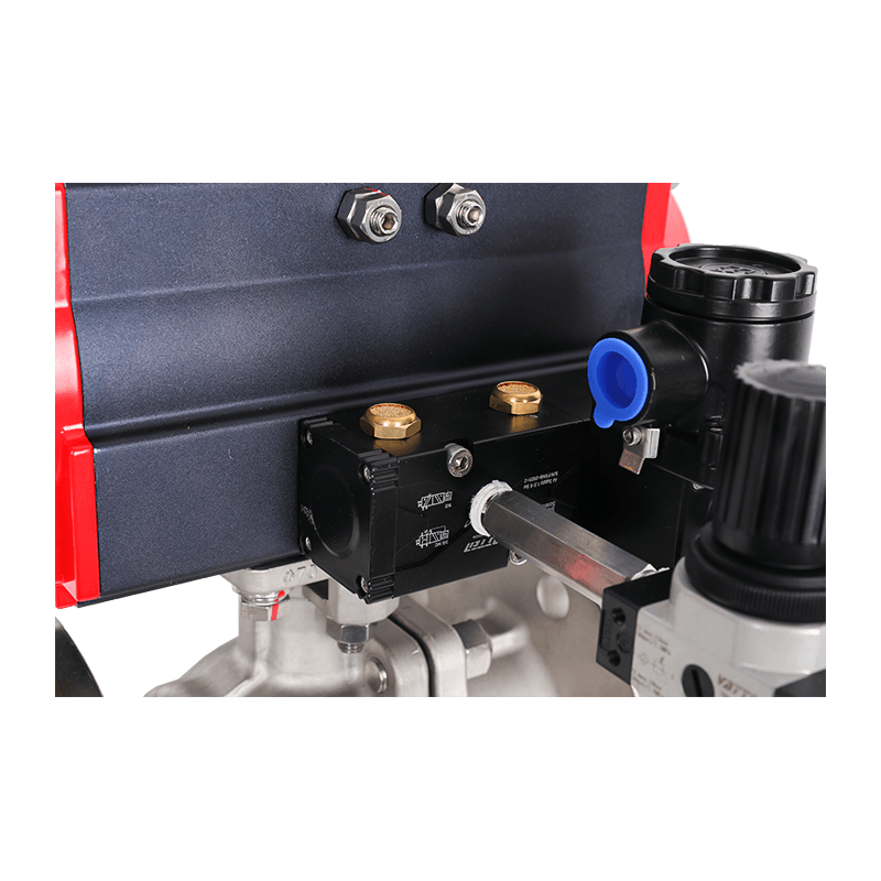 Пневматический взрывозащищенный фланцевый шаровой кран