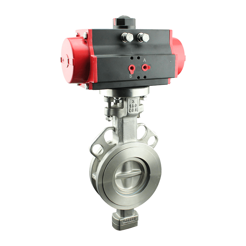 Пневматический дроссельный клапан с жестким уплотнением