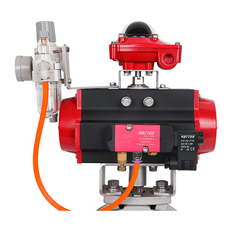 Пневматический клапан-бабочка для порошка