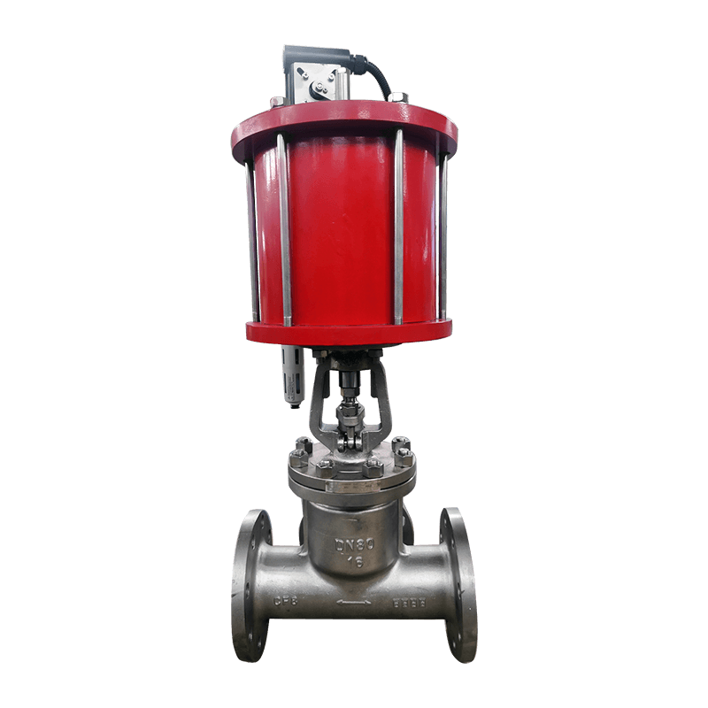 Пневматический запорный клапан из нержавеющей стали